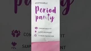 Leak-proof comfort, anytime, anywhere with Sirona disposable Period Panties #shorts #shortvideo