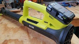 Ryobi One+ 18V Cordless 200 CFM Leaf Blower Review