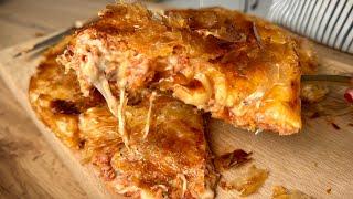 NAJBOLJI PIZZA BUREK ⭐️ GOTOV ZA TREN⭐️ HRSKAV I SOČAN U ISTO BREME