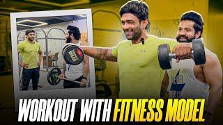 1 Din Mei 6 Muscle Training|| Fitness Model Workout And Diet Ft. Lokesh Rajput