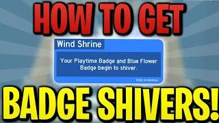 How to get windshrine badge shivers! | Roblox bee swarm simulator