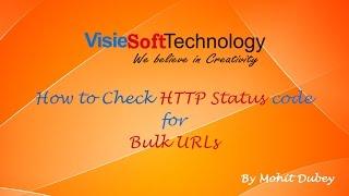 How to check http status code for bulk urls