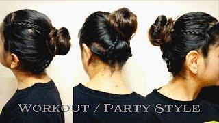 Accent Braided Bun Updo | Easy Hairstyle Tutorial | Pals Hair Vlog