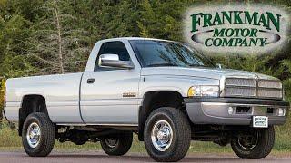 46K Mile - Manual 5.9 Cummins '99 Dodge 2500 SLT - Frankman Motors Company - Walk around Driving