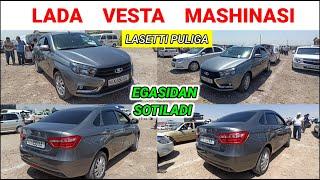 EGASIDAN LADA VESTA MASHINASI SOTILADI. NAMANGAN CHUST MASHINA BOZORI. #ladavesta #mashina #sotiladi