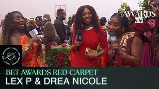 Lex P & Nicole Drea Joins Jessie Woo On The BET Awards Red Carpet Presented By McDonalds