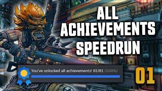 Borderlands 3 All Achievements Speedrun in 14:53:00 (Part 1)