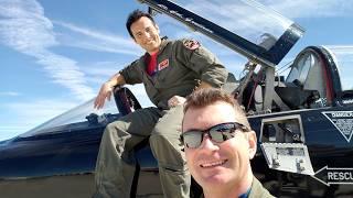 NASCAR FLYOVER in a T-38A - Behind the Scenes with Mover and Gonky