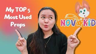 NOVAKID: Top 5 Most Used Props | Claire Abordo