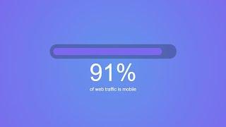 Percentage Bar HTML Animation - HTML Loading Effect #html #css #javascript