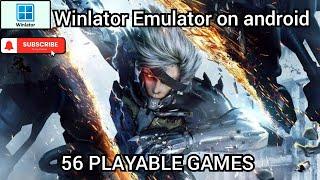 56 Playable Games | Winlator Emulator on android.