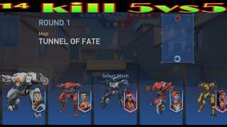 5VS5 AMAZING FIGHT  /14 KILL |PRO KILLERS MECH