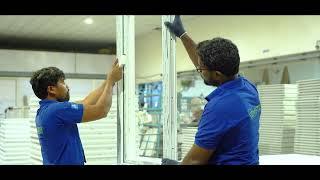 Manufacturing process of Aparna Venster uPVC Windows and Doors