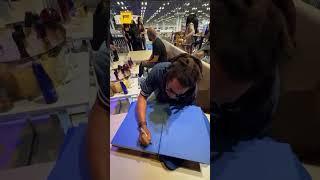 DJ khaled signs JAY-Z "The Book of HOV" at the 2025 Fanatics Fest 