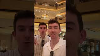 We stayed in The Emirates Palace Hotel in Abu Dhabi! Check it out!