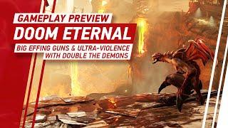 Doom Eternal Gameplay - Big Effing Guns and Ultra-Violence With Double The Demons