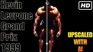 Kevin Levrone Routine Posing at Grand Prix 1999 | Clip in HD | [UPSCALED WITH AI]