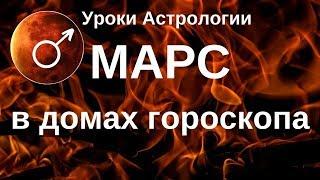 Марс в домах гороскопа. Уроки Астрологии