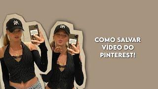 Como salvar video do PINTEREST