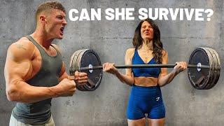 CAN MY WIFE SURVIVE MY FULL BODYBUILDING WORKOUT?!