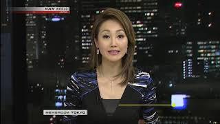 Aki Shibuya NHK World HD Newsroom Tokyo February 26th 2019