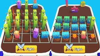 MERGE NUMBER CUBE: FAM RUN Merge Battle Gameplay Android,iOS Part 1