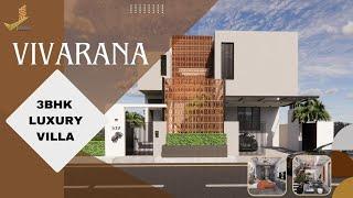 VIVARANA 3BHK Luxury Villa Walkthrough | Villa Virtual Tour | Vriho Infratech