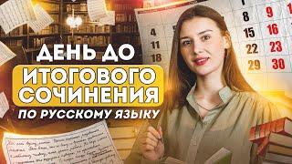 Всё для итогового сочинения за день до итогового сочинения | Олеся Косовская | ЕГЭ по русскому