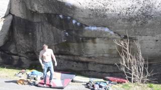 Beautiful day bouldering in Sandefjord