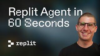 What's the Replit Agent? Find out in 60 Seconds