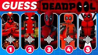 Guess the Deadpool Meme by Dance and Voice | All Deadpool Variants | Ultimate Deadpool Quiz