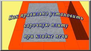 Печь из кирпича своими руками: правильная установка варочной плиты (видеоурок)