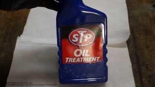 How  STP oil treatment improves engine compression rate and power test