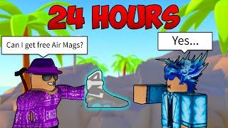 Sneaker Resell Simulator But I Cant Say No For 24 Hours (Roblox)