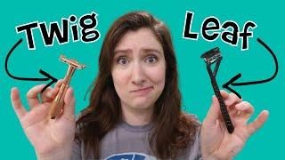 THE LEAF RAZOR VS THE TWIG RAZOR // *NEW* Twig Razor Review from Leaf Shave // Zero Waste Shaving