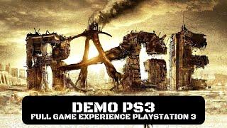 RAGE Demo PS3 | Full Game Experience PlayStation 3 | VictaTheDragon