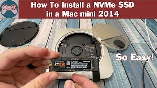 How to add a NVMe SSD to a 2014 Mac mini - Quick and Easy!