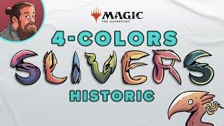 Four-Color Slivers 🟢 Historic MTG Gameplay | Much Abrew About Nothing