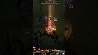 Топовый однокнопочный страж на хардкоре против Опустошителя, патч 1.1.9.6 Grim Dawn #shorts