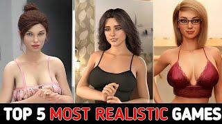 Top 5 Most Realistic Adult Games Like Summertime Saga | 4K Quality Adult Games