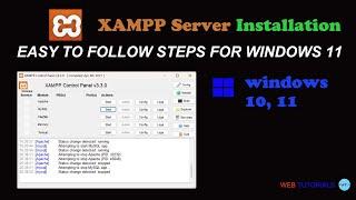 XAMPP Server installation on Windows 11 Operating System