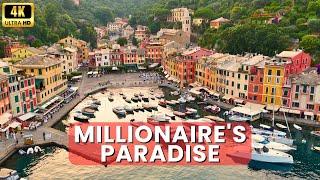 Portofino, Italy  Most Beautiful Village on the Italian Riviera - Walking Tour Italy 4k