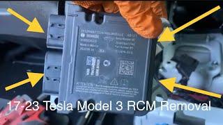 SRS Airbag Air Bag Module Removal Tesla Model 3 Y Computer RCM 2017-2024