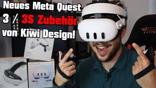 Neues Meta Quest 3 & 3S Zubehör!  Kiwi Design K4 & H4 Boost Battery Strap & G4 Pro Controller Grips