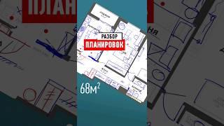 Разбор планировки подписчика #планировкаквартиры #интерьер #планировка