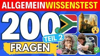 Allgemeinwissenstest mit 200 Fragen - Teil 2: Geografie