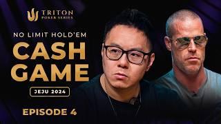 No Limit Hold'em CASH GAME | Episode 4 - Triton Poker Jeju 2024 (Part 1)