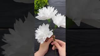 How to make Easy Tissue Paper Flowers  DIY Paper Craft Tutorial