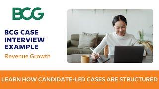 BCG Case Interview (Candidate-led): Internet Service Provider Revenue Growth