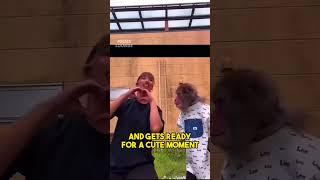 Monkey Kicks Woman #shorts #viral #animals